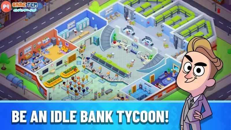 دانلود Idle Bank Tycoon: Money Empire 1.13.1 - بازی شبیه سازی بانکداری اندروید + مود